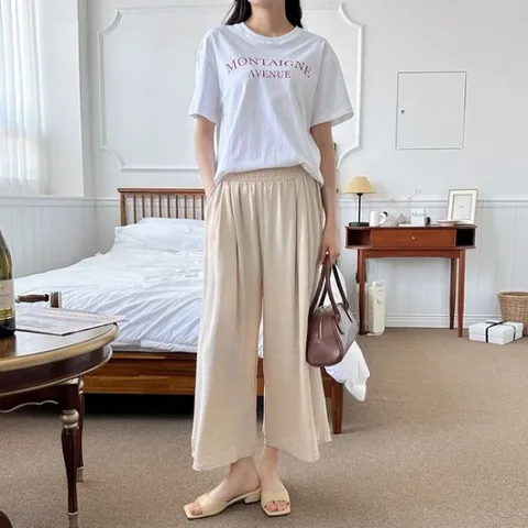 251 피에르 캐주얼 와이드 치마바지