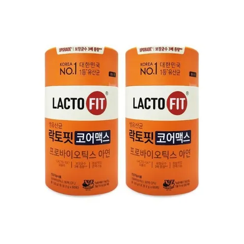종근당건강생유산균락토핏코어맥스2gx60포2통Ss