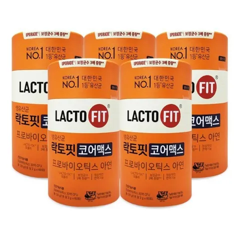 종근당건강생유산균락토핏코어맥스2gx60포5통Ss