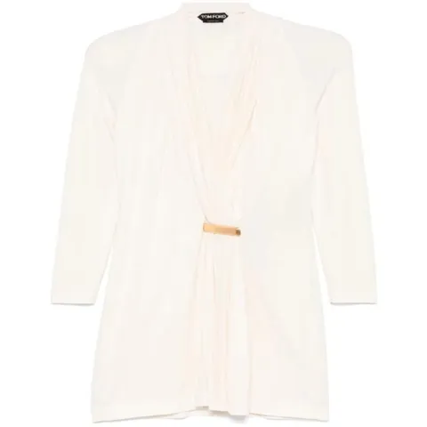 [해외배송] 25SS 톰포드 라운지 웨어 ABJ835 JEX131 AW002 WHITE