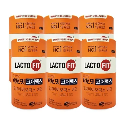 종근당건강생유산균락토핏코어맥스2gx60포6통Ss