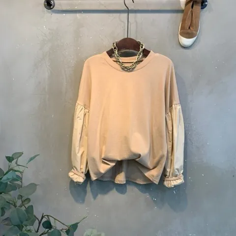 씨샵인더룸 / 옥타 비아 벌룬 소매 긴팔 블라우스 티셔츠 3color