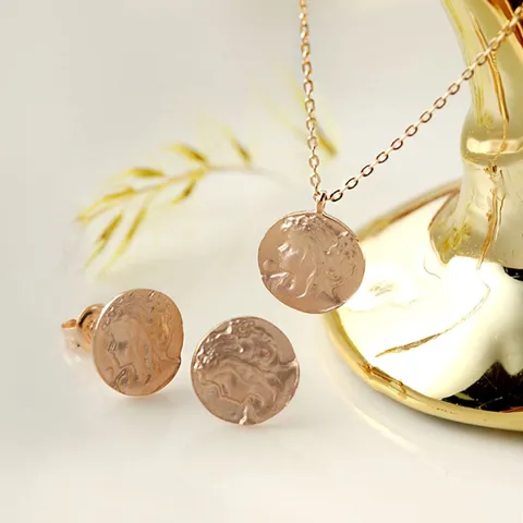 [비앤비골드] 18K 엘프 코인 주얼리세트 NPS29300