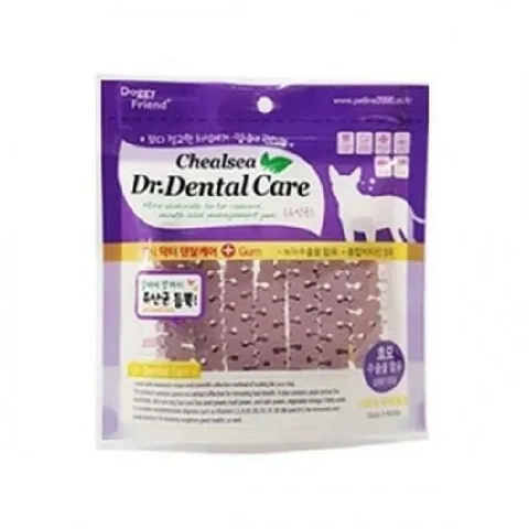 도기프렌드 닥터덴탈케어 치석제거 및 입냄새 관리껌 유산균 100g 1개