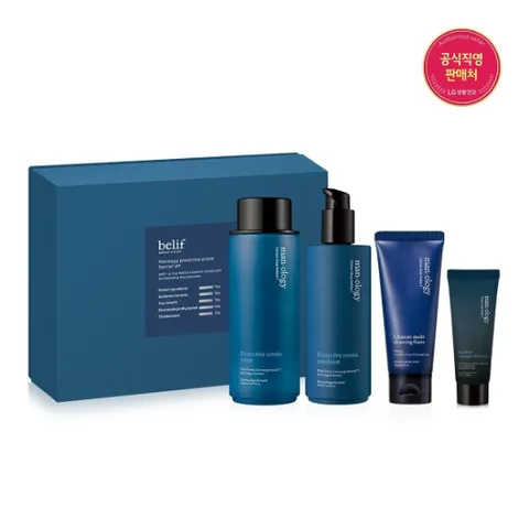 (신세계타임스퀘어점패션관)맨올로지 프로텍티브 엑토인 기초 2종 세트