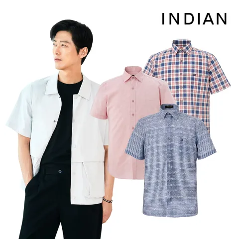 [인디안] 여름 반팔셔츠 균일특가 12종