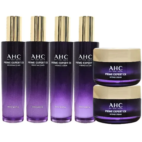 AHC 기초 3종 세트 프라임 엑스퍼트 EX 스킨2개 로션2개 크림2개 2025 NEW