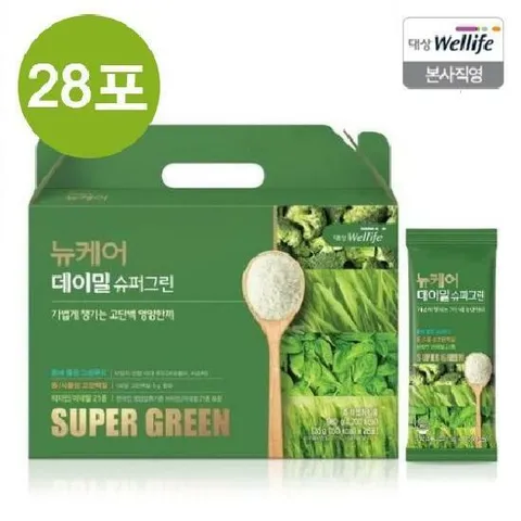[대상웰라이프]뉴케어 데이밀 슈퍼그린 1박스(총28포)