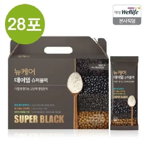 [대상웰라이프]뉴케어 데이밀 슈퍼블랙 1박스(총28포)