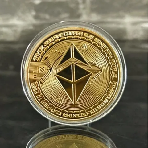 이더리움기념코인볼마크킹받는친구생일선물소장용인테리어장식가상화폐