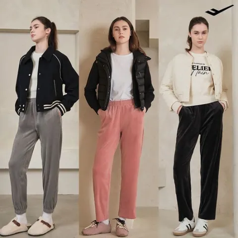 021 벨로아 기모팬츠 여성 3종