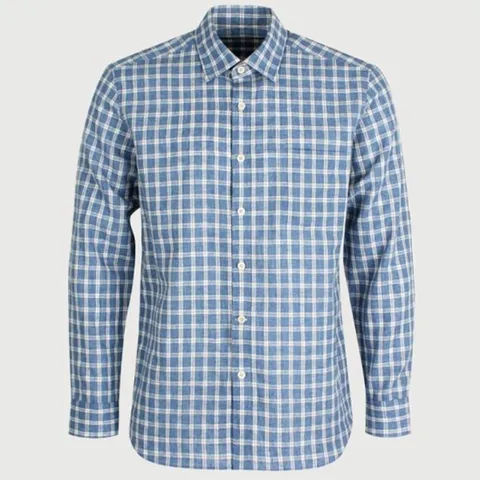 트레몰로HC09체크캐주얼셔츠인디안트레몰로린넨긴팔남성캐주얼남방TRBNL3S1431