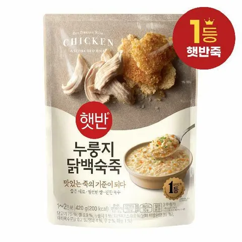 소프트밀 누룽지닭백숙죽 420G 6개