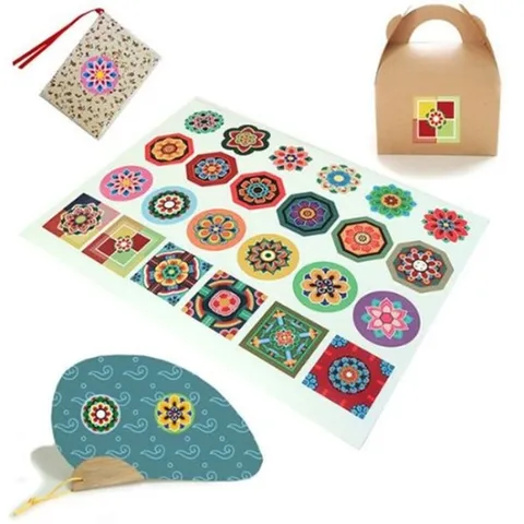 (10장묶음판매)전통문양 스티커(S24)