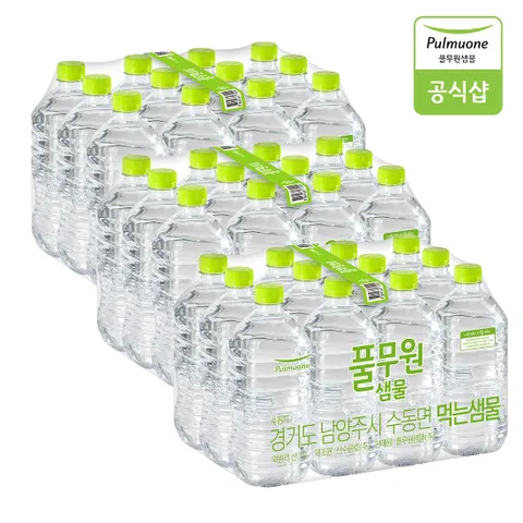 [G] 풀무원샘물 무라벨 생수 1L X 36병
