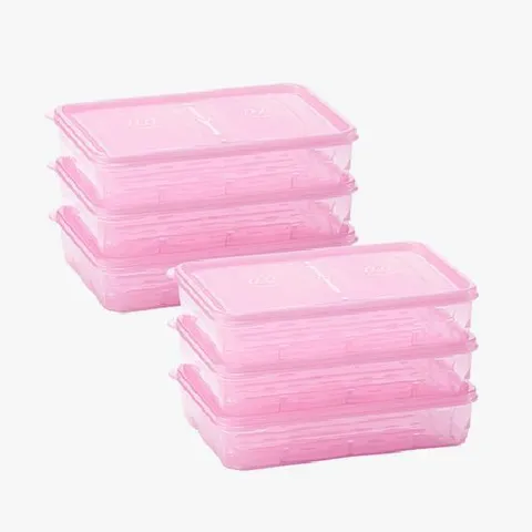 땡스소윤 냉동실 전용 밀폐용기 7호 6개