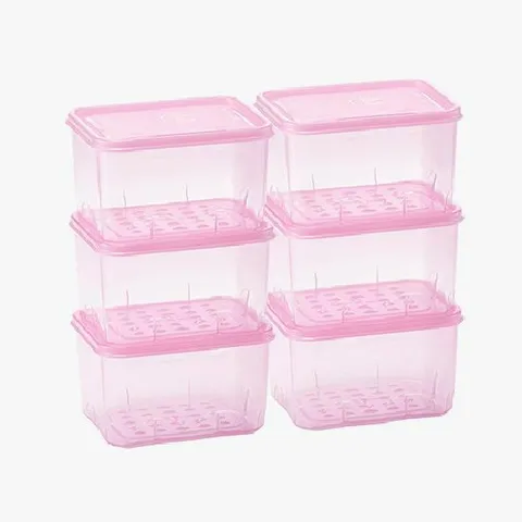 땡스소윤 냉동실 전용 밀폐용기 8호 6개