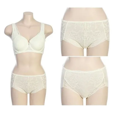 G/비비안 BBM 자가드레이스 DEF풀컵 보정브라1 팬티2종세트(BR3526Q/L/P)C..[35266504]