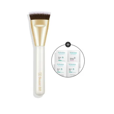 BR 메이크업 브러쉬 , 초보자도 쉽게 사용 / 결 자국 없이 매끈하게 표현