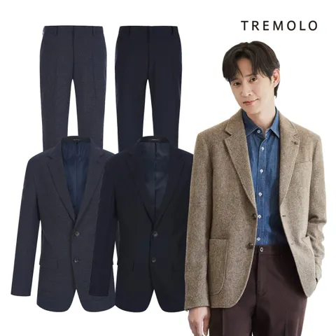 [ 정상가 440,000원 ][브루노바피 외] 남성 봄/간절기 정장셋업 4종 균일가