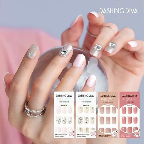 데싱디바 매직프레스 럭셔리 모카무스 네일 4종[35067779]