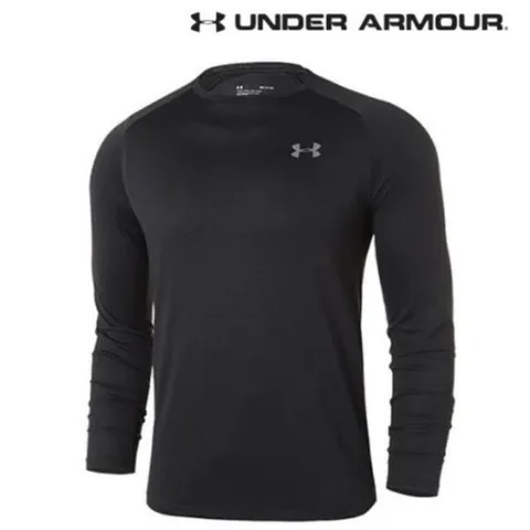 언더아머 sh06 남성 UA Tech 운동 헬스 긴팔 기능성 티셔츠  1328496-001 (S29305382)