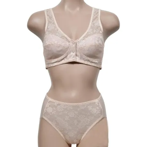 국산 인견 B컵 브라 팬티 속옷 세트 천연풍기 스포츠