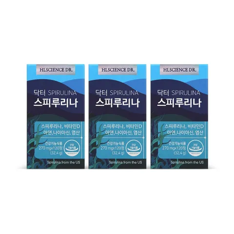 닥터 스피루리나 120정 x 3박스 (3개월분)