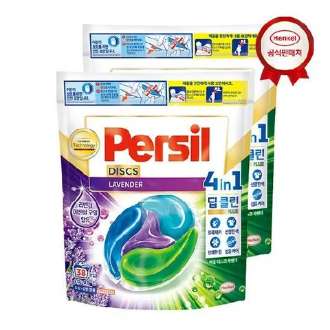 퍼실 디스크 라벤더 38개입 X2개