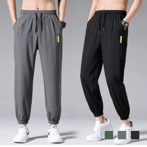 남자 봄 여름 얇은바지 일자 조거팬츠 트레이닝 바지