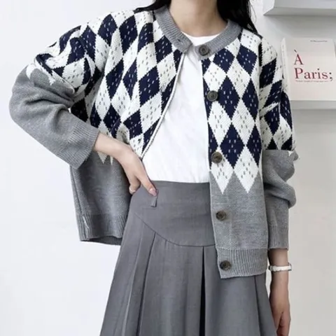 다이아몬드 ZARA 니트 자라 여자 카디건 데