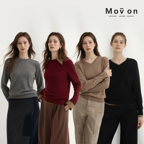 모브온 25FW 쫀쫀니트 4종 (25FW 최신상!)