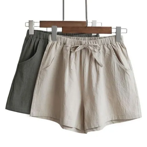 여름반바지 팬츠 린넨 숏팬츠 여성린넨반바지