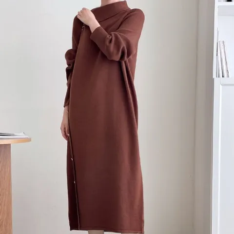 H스타일(OP)2724니트원피스 겨울 여성 니트 원피스 OPS 홈웨어 미시 연말룩 데이트룩