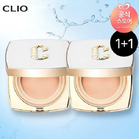 클리오 올 뉴 마그넷 팩트 본품 2개 화이트 케이스 21호색상