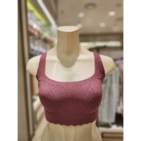 (신세계 사우스시티)다크핑크 슬로기 제로필 블리스 브라탑 프리컷 브라 (SLEF88R399 H9)