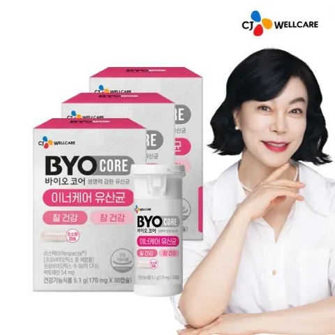 CJ  바이오코어 질건강 리스펙타 프로바이오틱스 3박스(90일분)