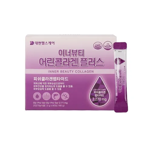 대현헬스케어 이너뷰티 어린콜라겐플러스 3g x 60포 x 2개
