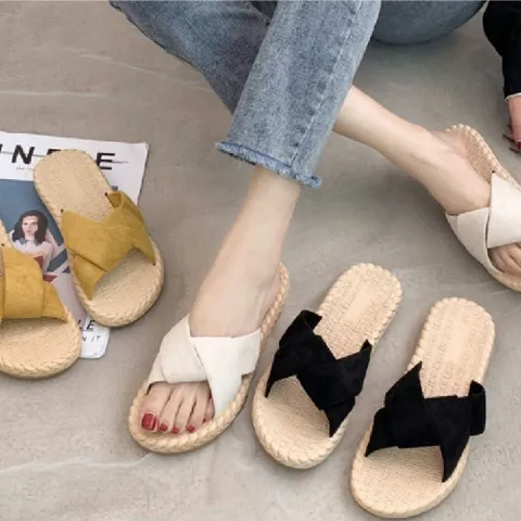 신상 캐주얼 여자 외출 슈즈 여름 슬리퍼 실내화 신발