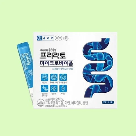 종근당 프리락토 마이크로바이옴 유산균 30포