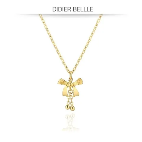 디디에벨라 24k 방울 리본 목걸이3.75g
