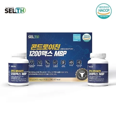[국내배송] SELTH 콘드로이친 1200 맥스 MBP 180정