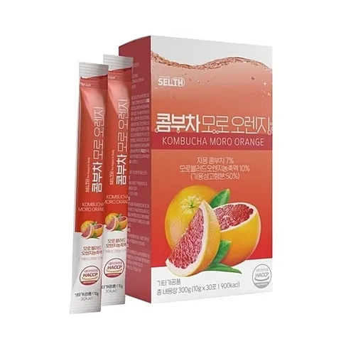 [국내배송] SELTH 콤부차 모로오렌지 30포