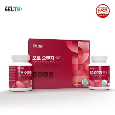 [국내배송] SELTH 모로오렌지 알파 180정