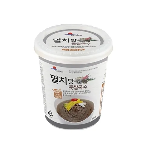 [간편 컵국수] 멸치맛 톳 쌀국수 82g*6개 /