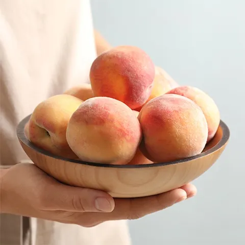 산지직송-말랑 백도복숭아 1kg 6과내외(중소과) -2개구매시 1kg추가증정