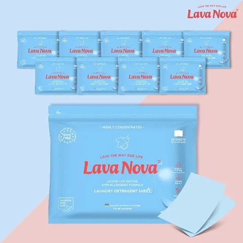 라바노바 시트세제 10팩 (총 200장)