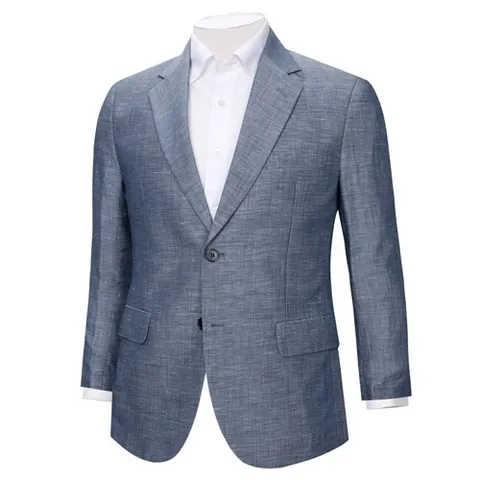 남성 국산 봄 린넨 경량 정장 콤비 자켓 JW-COA-117-네이비