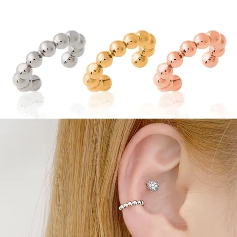 [미니아트] 1+1 베이직 볼 이어커프 귀찌 [한쪽판매]