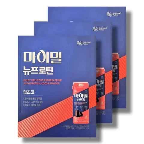 대상 마이밀 뉴프로틴 딥초코 190ml 16팩 3박스 /wb